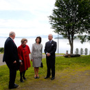 The Mayor of Harstad hosted an official luncheon at Røkenes Farm (Photo: Cornelius Poppe / NTB scanpix)